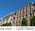 Art Nouveau architecture on Alberta Street in Riga 129570858
