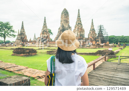 Wat Chaiwatthanaram temple, Ayutthaya historical park, Ayutthaya, Thailand Exploring ancient temples in Thailand 129571489