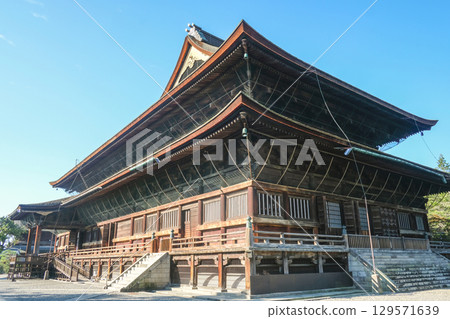 Zenkoji temple, Nagano, Japan, Historic Japanese temple architecture 129571639