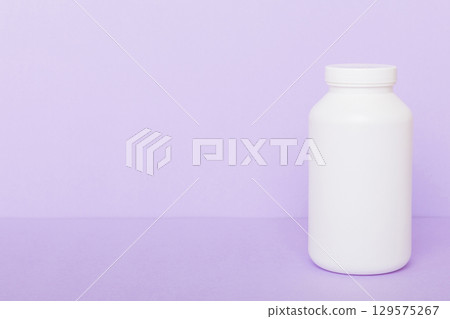 supplement pills with medicine bottle health care and medical top view. Vitamin tablets. Top view mockup bottle for pills and vitamins with green leaves, natural organic bio supplement, copy space supplement pills with medicine bottle health care and medical top view. Vitamin tablets. Top view mockup bottle for pills and vitamins with green leaves, natural organic bio supplement, copy space 129575267