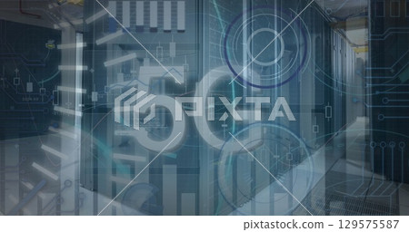Image of 5g over graphs and servers Image of 5g over graphs and servers 129575587