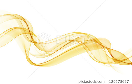 Abstract vector background, transparent waved lines. OIrange smoke wave. Abstract vector background, transparent waved lines. OIrange smoke wave. 129578657