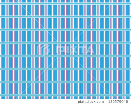 Plaid quadrangle geometric pattern 129579046