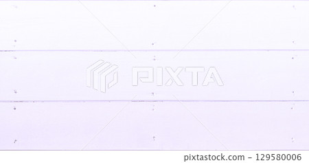 Background image of a horizontal wooden wall with the grain painted pale violet and nailed together Background image of a horizontal wooden wall with the grain painted pale violet and nailed together 129580006