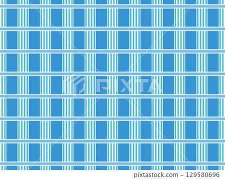 Plaid quadrangle geometric pattern 129580696