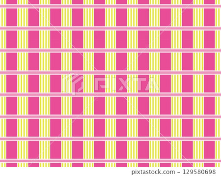 Plaid quadrangle geometric pattern 129580698