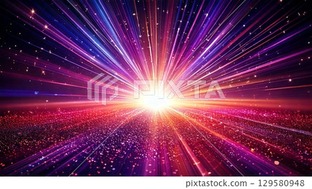 藍紫色、粉紅色和紅色交相輝映,散發著神奇的太空風格光芒。未來主義背景素材。 16:9 尺寸。 藍紫色、粉紅色和紅色交相輝映,散發著神奇的太空風格光芒。未來主義背景素材。 16:9 尺寸。 129580948