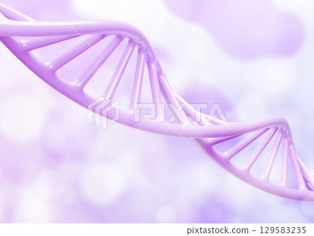 DNA helix strand spirals with purple gradient DNA helix strand spirals with purple gradient 129583235