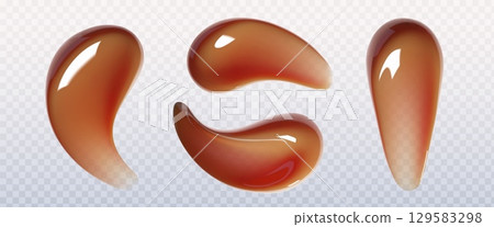 Warm brown lip gloss swatch samples 129583298