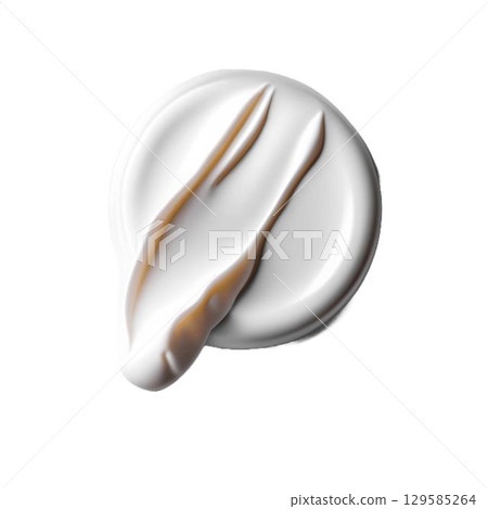 Cosmetic white cream balm texture smudge isolated. White cosmetic face cream texture. png image. Lotion smear isolated on white background. Beauty skincare product swatch. BB cream smudge Cosmetic white cream balm texture smudge isolated. White cosmetic face cream texture. png image. Lotion smear isolated on white background. Beauty skincare product swatch. BB cream smudge 129585264