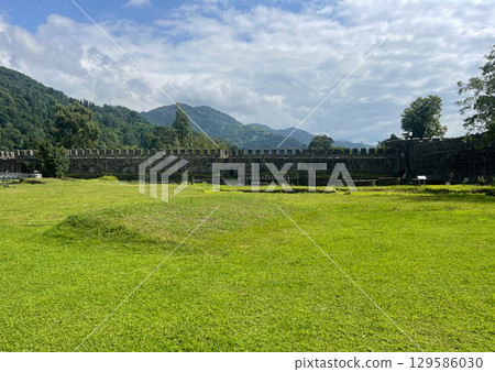 Old Byzantine Apsaros Fortress near Batumi, Gonio. 129586030