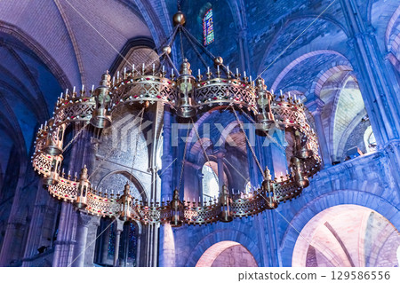 interiors and details of Saint-Remi basilica, Reims, France interiors and details of Saint-Remi basilica, Reims, France 129586556