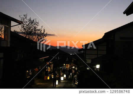 Magome-juku, a post town in Edo, Gifu Prefecture Magome-juku, a post town in Edo, Gifu Prefecture 129586748