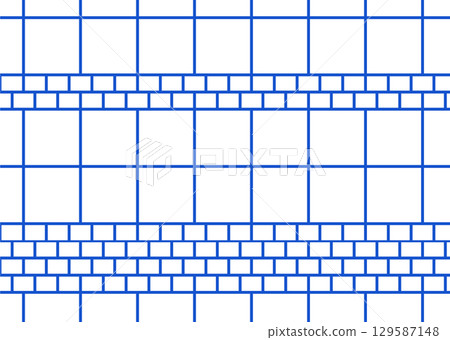 Geometric tile pattern background 2 colors 129587148