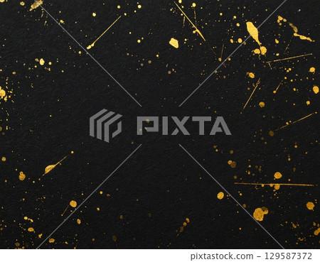 金色和黑色優雅背景材料 129587372