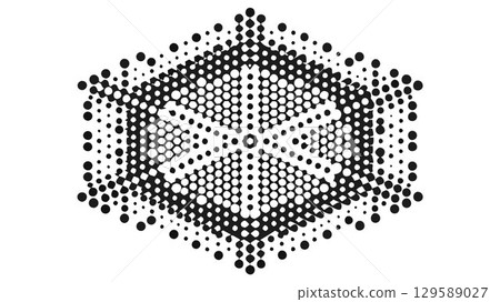 A detailed rendering of dot matrices reveals the intricate structure and the precise arrangement of dots, creating a high-quality image suitable for modern art prints, design elements, or any applica A detailed rendering of dot matrices reveals the intricate structure and the precise arrangement of dots, creating a high-quality image suitable for modern art prints, design elements, or any applica 129589027