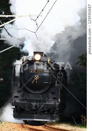 行駛於外房線的蒸汽機車 129591687