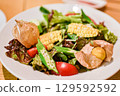 Summer vegetable salad 129592592