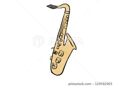 男高音薩克斯圖 男高音薩克斯圖 129592903