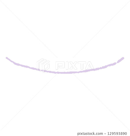 Lilac pastel color crayon arc line doodle, vector wave underlined, handwriting pencil chalk stroke, kids doodle scribble Lilac pastel color crayon arc line doodle, vector wave underlined, handwriting pencil chalk stroke, kids doodle scribble 129593890