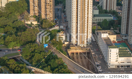 Aug 9 2025 Luk Yeung Galleria bustling shopping mall atmosphere 129594291