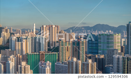 Aug 9 2025 Modern urban life in Tsuen Wan New Town 129594306