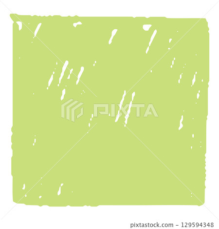 Green pastel crayon geometric square vector shape, scribble rectangular figure chalk pencil texture, doodle kids drawing Green pastel crayon geometric square vector shape, scribble rectangular figure chalk pencil texture, doodle kids drawing 129594348