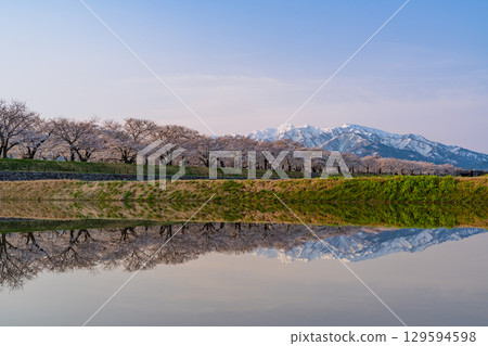 [Toyama Prefecture] Asahi Funakawa "Spring Quartet" "Water Mirror" 129594598