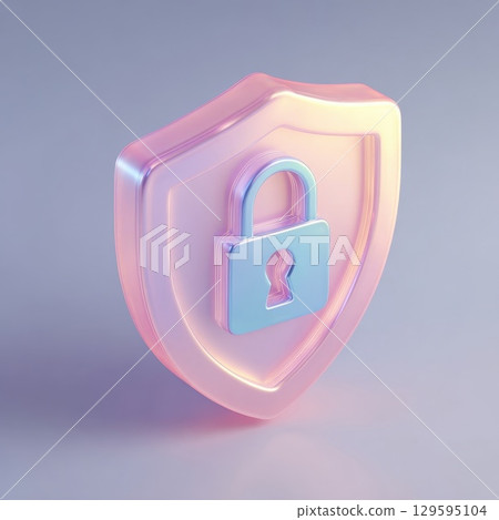 鎖定的盾牌象徵資料保護 鎖定的盾牌象徵資料保護 129595104