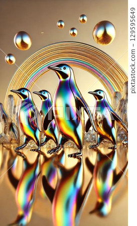 彩虹企鵝遊行 彩虹企鵝遊行 129595649