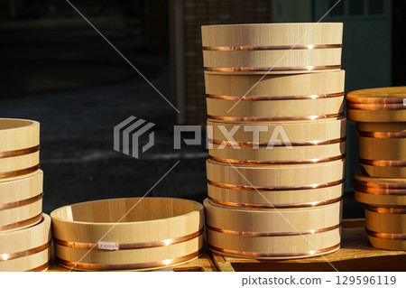A bucket made from cypress A bucket made from cypress 129596119