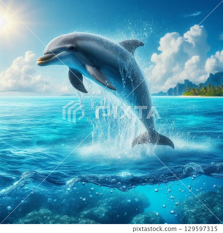 跳躍的海豚 129597315