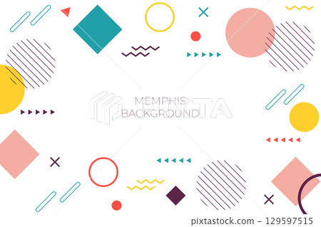 memphis background template memphis background template 129597515