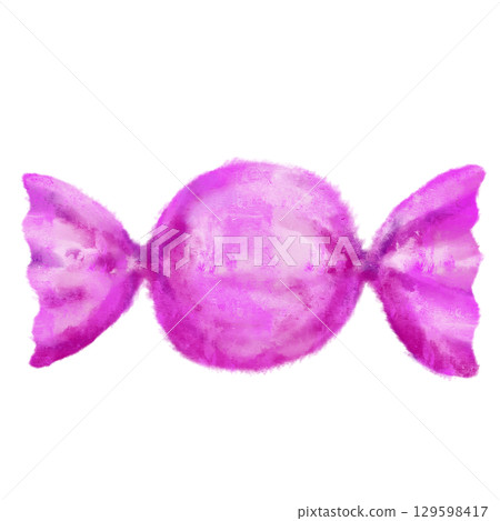 Hand-drawn cute candy Hand-drawn cute candy 129598417