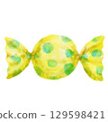 Hand-drawn cute candy 129598421