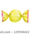 Hand-drawn cute candy 129598422