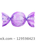 Hand-drawn cute candy 129598423