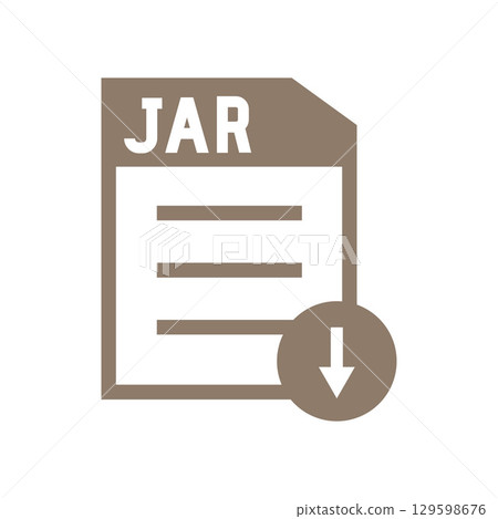 Set of image files, documents and software icons 129598676