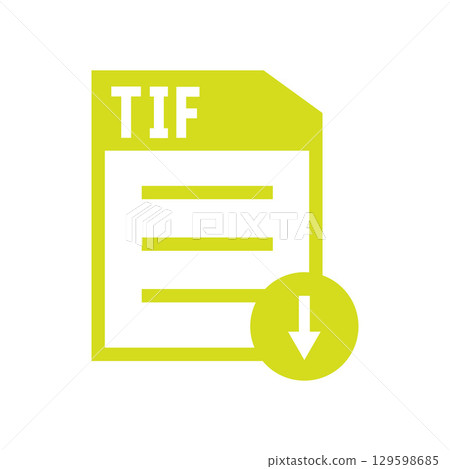 Set of image files, documents and software icons 129598685