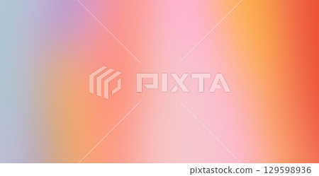 Vibrant pink and yellow gradient background, bright and juicy color blend, perfect for banners and web design 129598936