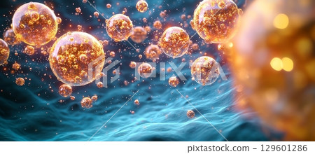 Microscopic View of Cellular Structures in Biology and Medicine Exploring Cells and Microbiology 129601286