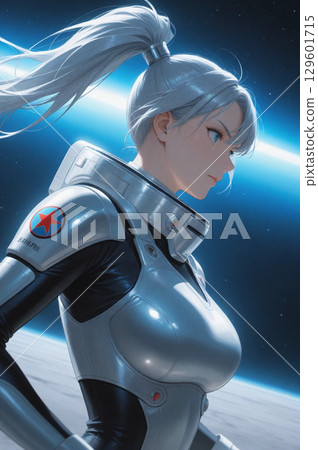 太空、美女和機器人套裝 129601715