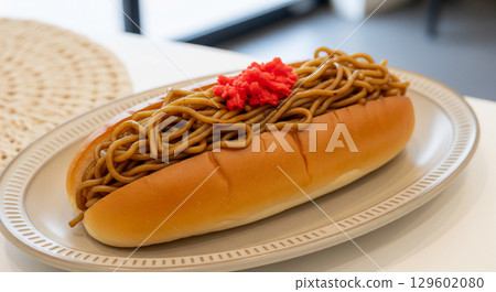 Yakisoba bread  129602080