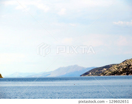 Discovering the Serene Beauty of Skadar Lake in Montenegro With Breathtaking Mountain Views 129602651