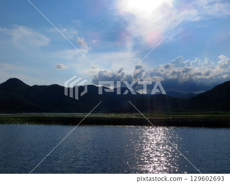 Explore the Serene Beauty of Skadar Lake in Montenegro During a Tranquil Afternoon 129602693
