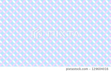 Hydrangea colored seamless cloisonné pattern background 129604016
