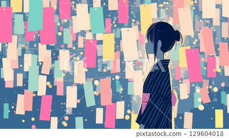 浴衣的女人 129604018