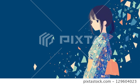 浴衣的女人 129604023