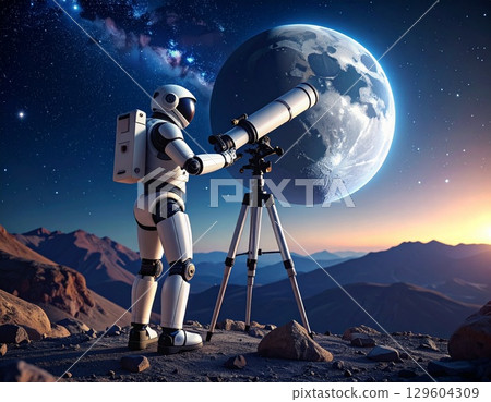 AI robot scientist discovers new planets with telescope 129604309