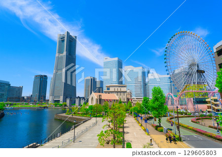[Kanagawa Prefecture] Family trip to Yokohama during Golden Week in May 129605803